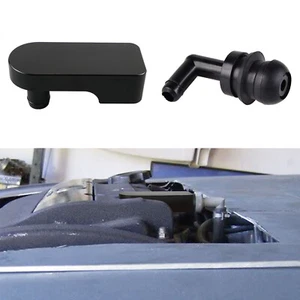Adaptador de accesorios de ojal de válvula PCV NINECNC 90° con adaptador de extensión para Honda - Imagen 1 de 11