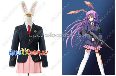 IN STOCK Touhou Project Reisen Udongein Inaba School Uniform Cosplay Costume - Image 1 of 4