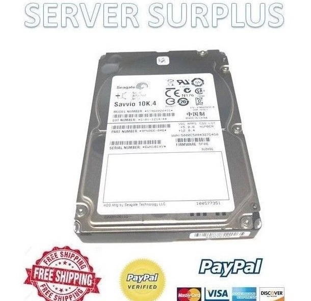 SEAGATE ST9600204SS 600GB 10K 2.5 6G SAS HDD - Image 1 of 1