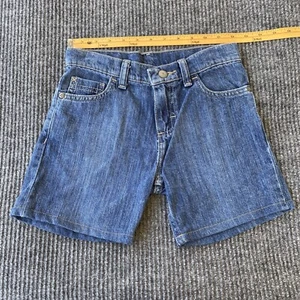 Wrangler Jean Shorts Kids 8 Regular Blue Hemmed - Picture 1 of 12