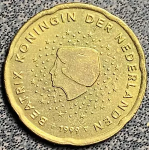 1999 Netherlands 20 Cent Euro KM# 238 - Picture 1 of 2