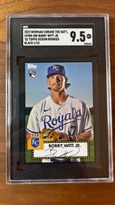 2022 Bowman Chrome The National 1952 Bobby Witt Jr Blue 01/10 eBay 1/1 SGC 9.5