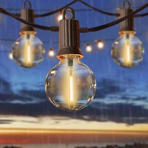 ZOTOYI 100Ft Outdoor String Lights LED Mains Powered , used very good condition - Picture 1 of 1