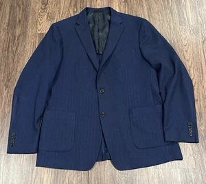 Polo Ralph Lauren Black Label Men’s Linen Unstructured Blazer Size 46L Navy - Picture 1 of 13