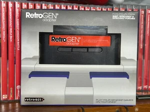 RetroGEN Adapter Play Sega Genesis Games On SNES Super Nintendo🎮 Free Shipping - Picture 1 of 7