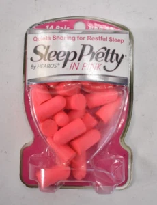 Hearos Sleep Pretty Pink Foam Ear Plugs Helps Block Snoring 14 Pairs NPR 32 5200 - Picture 1 of 5