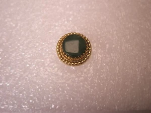 Genuine Green Jade Stone Quality Vintage Tie Tack Lapel Pin x54 - Picture 1 of 6