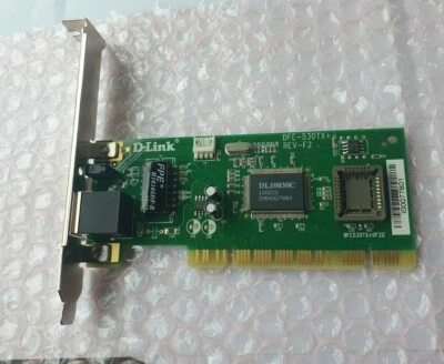 D-LINK DFE-530TX+ REV-F2 PCI ETHERNET NETZWERK ADAPTERKARTE (IN3S2B2) - Bild 1 von 4
