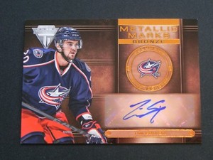 2013-14 Panini Titanium Metallic Marks AUTO Tim Erixon Columbus Blue Jackets