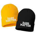 DADS MATTER Embroidered Cuffed Beanie Hat, Embroidered Gift, Winter Hat