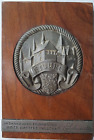 Vintage Medallion Ryburg Germany A. Wallner Maker Pewter Medieval Crest Shield