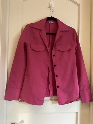 Chaqueta Kenzo Rosa Caliente Camisa Abotonada Talla Extra Pequeña a Pequeña Foto 1 de 4