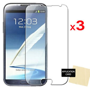 3 x Screen Protector for Samsung Galaxy Note 2 / N7100 N7105