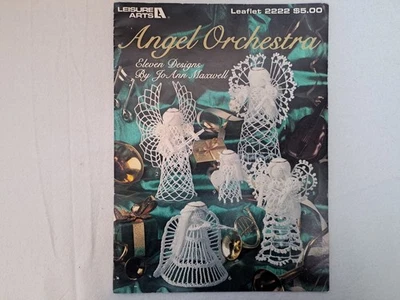 Leisure Arts Cross Stitch Leaflet - Angel Orchestra #2222 - Unused - Image 1 of 4