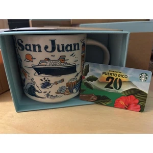 Tazza Starbucks Coffee Been There serie 14 oz SAN JUAN Porto Rico nuova con scatola - Foto 1 di 7