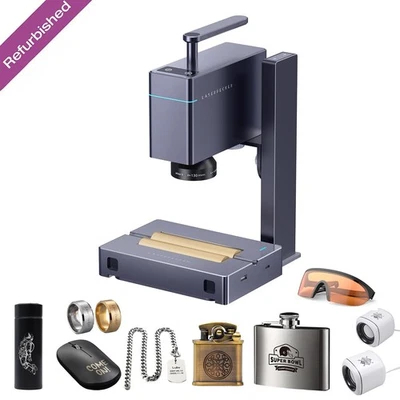Laserpecker LP3 Handhele Laser Engraver For Metal Plastic Jewelry W/Roller Axis - Image 1 of 4