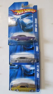 Hot Wheels lote de 3 variaciones 2007 All Stars '64 Buick Riviera Foto 1 de 4