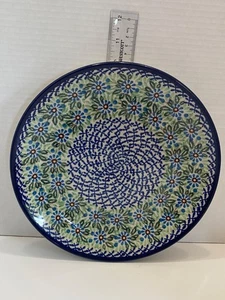 Polish Pottery Płatę by Ceramika Artystyczna Boleslawiec 10" - Picture 1 of 5