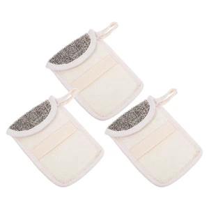 Bolsas de malla para ahorrar jabón de 3 piezas bolsas de jabón de lino bolsas de espuma de jabón para baño ducha - Imagen 1 de 12