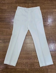 Vintage Panatela Levis 33x29 Slacks Hose weiß/off white Tab Freizeit 70er Jahre - Bild 1 von 12