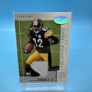 2002 Leaf Certified Freshman Fabric 724/800 Antwaan Randle El #123 Rookie RC - Picture 1 of 22
