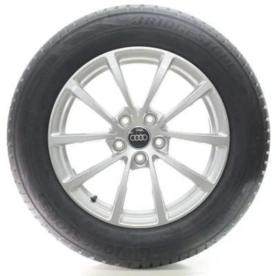 Audi A6 4K C8 Winterräder 10 Speichen Bridgestone 225/60R17 DOT24 NEU 4K0601025 - Bild 1 von 4