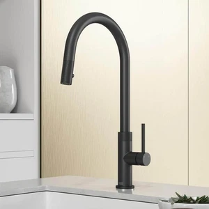 Rubinetto cucina Bristol spruzzatore estraibile monocomando nero opaco - Foto 1 di 12
