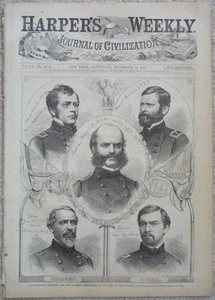 1862 Harper's Weekly, December 13, Civil War, Burnside, Petersburg Virginia - Bild 1 von 7