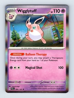 Wigglytuff SV02: Paldea Evolved Holo Rare 084/193 NM/LP Pokemon Cards - Image 1 of 2