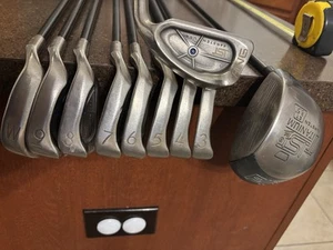 Ping ISI Nickel Blue dot 2-PW + Driver Graphite Ping W54 Shafts And Ping Grips - Picture 1 of 20