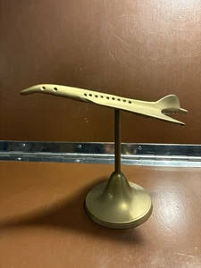 Concorde - Solid Brass Mounted Model - 7 inches Long -British Airways/Air France - Picture 1 of 10