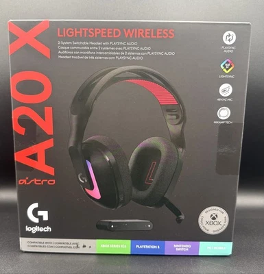 Logitech G Astro A20 X Lightspeed Wireless Gaming Headset Brand New Sealed  - Image 1 of 4