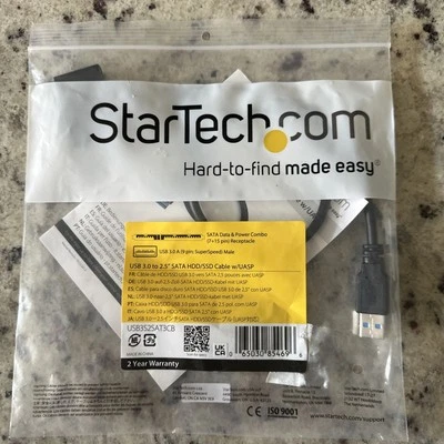 StarTech.com USB 3.0 to 2.5" SATA III Hard Drive Adapter Cable w UASP - storage - Image 1 of 4