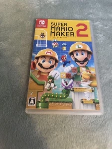 Super Mario Maker Nintendo Switch Used Japan Import HAC-P-BAAQA Tested - Picture 1 of 5