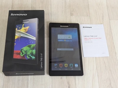 Lenovo Tab 2 A7-20F Black  WiFi 8GB 7" 2MP 1GB Ram Android Tablet - Boxed  - Image 1 of 4