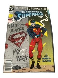 Adventures of Superman 501 Regular Cover Reign of the Supermen! DC Comic 1993 - Bild 1 von 4