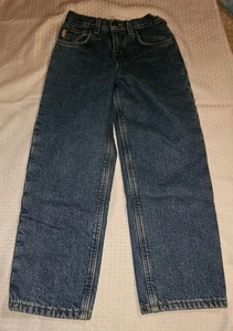 Carhartt Fleece Lined Jeans Youth Boys Size 10 Regular Relaxed Fit - Picture 1 of 6