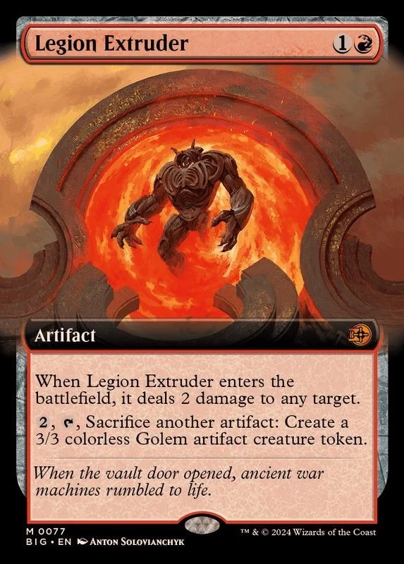 MTG Full Art Legion Extruder English [BIG] - Image 1 of 1
