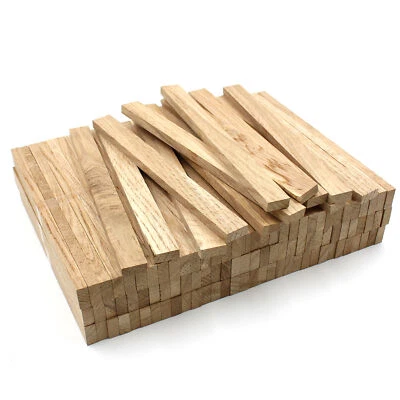 40 Stk Holzleiste Eiche 22x10x250mm Bastelklötzchen Bastelholz Holzstab für DIY - Bild 1 von 4