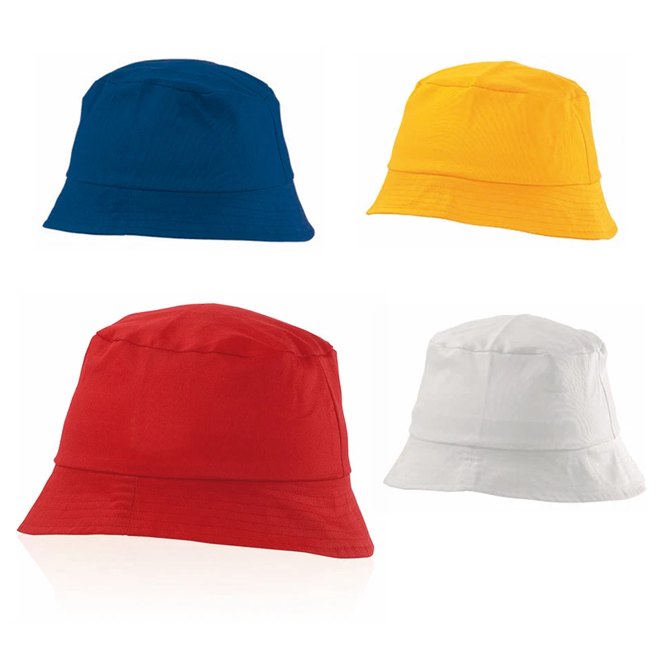 EBUYGB 100% COTTON Children's Bucket Hat - Summer Shade Sun Cap Beach Kids Child