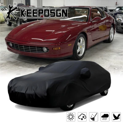 For Ferrari 488 Satin Stretch Indoor Outdoor Full Car Cover Anti-UV Waterproof Foto 1 de 4