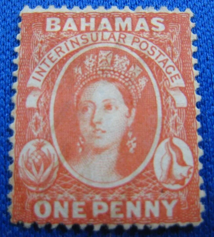 BAHAMAS 1860  -  SCOTT # 1    MH   (b1) Cover