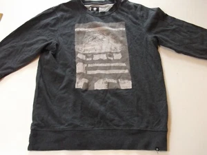 Element Sweatshirt Mens Size Large Grey Crew Neck Frenchy Skateboarding Sweater - Picture 1 of 10