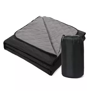 Camping Blanket -resistant Quilted Fleece Stadium Blanket for Outdoor K8D2 - Picture 1 of 7