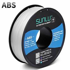 SUNLU ABS Filament 1.75mm for FDM 3D Printer, 1KG(2.2LBS) ABS 3D Filament (Y2X)