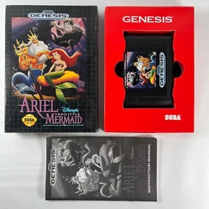 Arielle die kleine Meerjungfrau (Sega Genesis 1992) Disney Spiel - Nur Hülle & Spielkassette - Bild 1 von 2