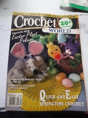 CROCHET WORLD MAGAZINE APRIL 1990 - Image 1 of 2