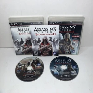 Assassin's Creed Brotherhood & Revelations PS3 Sony Playstation 3 Tested Working - Picture 1 of 12
