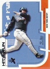 2002 E-X Baseball Hit and Run #15 Mo Vaughn New York Mets