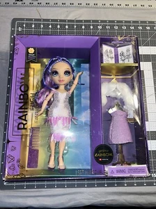 Rainbow High Fantastic Fashion Violet Willow Fashion Rainbow Doll w/accessories - Picture 1 of 5